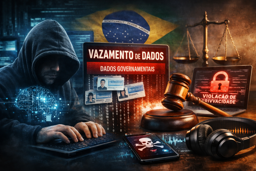 Notícias da semana sobre vazamento de dados, ataques cibernéticos com IA, falhas de segurança e decisões judiciais reforçam a importância da proteção de dados e da governança digital.